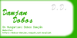 damjan dobos business card